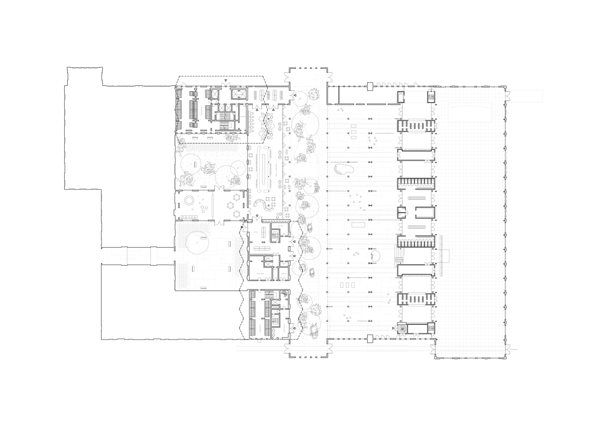 Bedaux de brouwer koepelhal wagenmakerij plattegrond