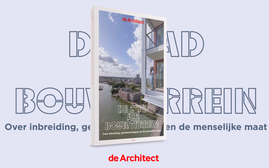 De stad als bouwterrein banner