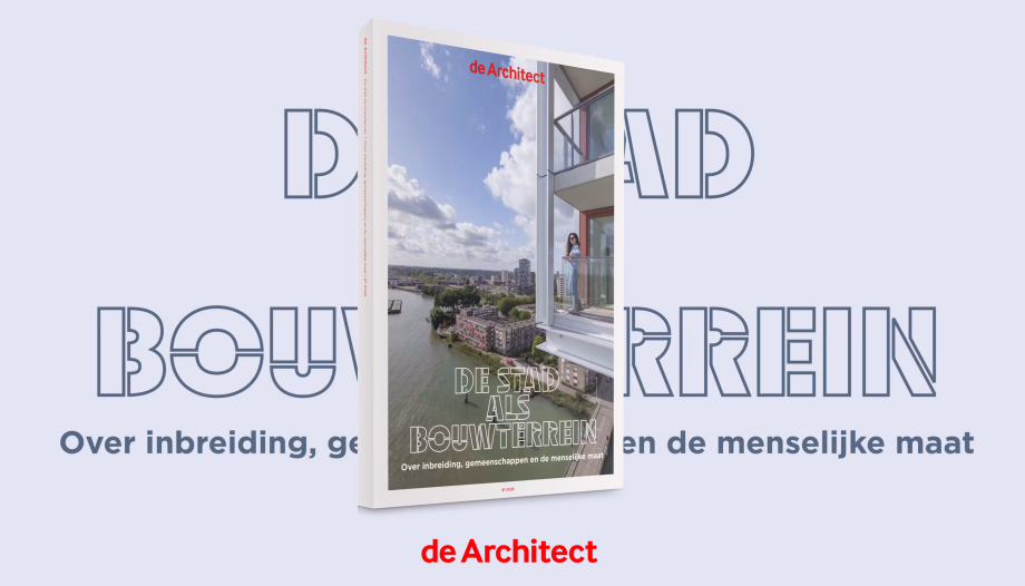 De stad als bouwterrein banner