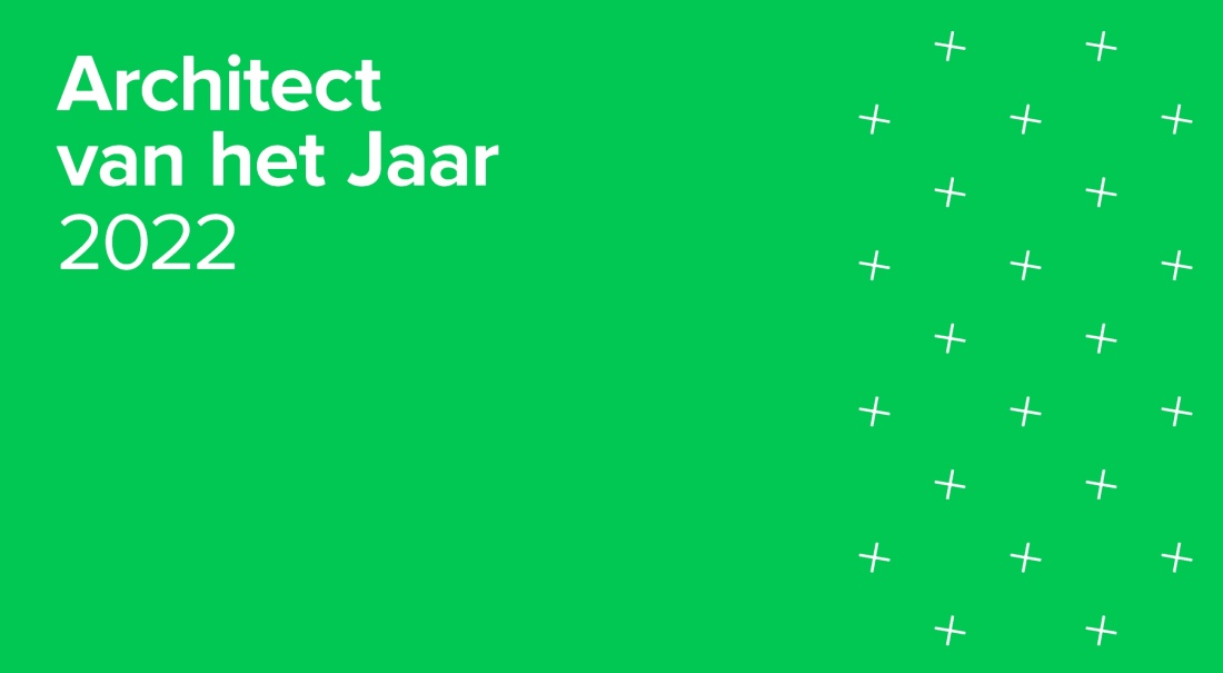 Architect van het jaar 2022 logo architectenweb