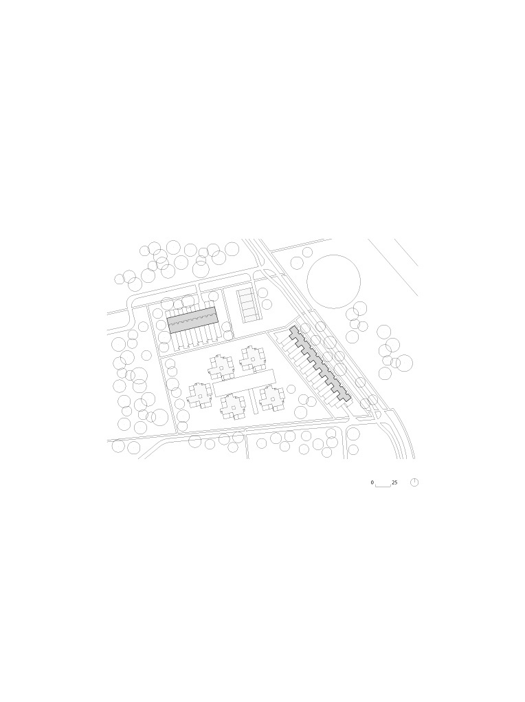 Bedaux de Brouwer Bosrijk Eindhoven 1997 situatietekening 1