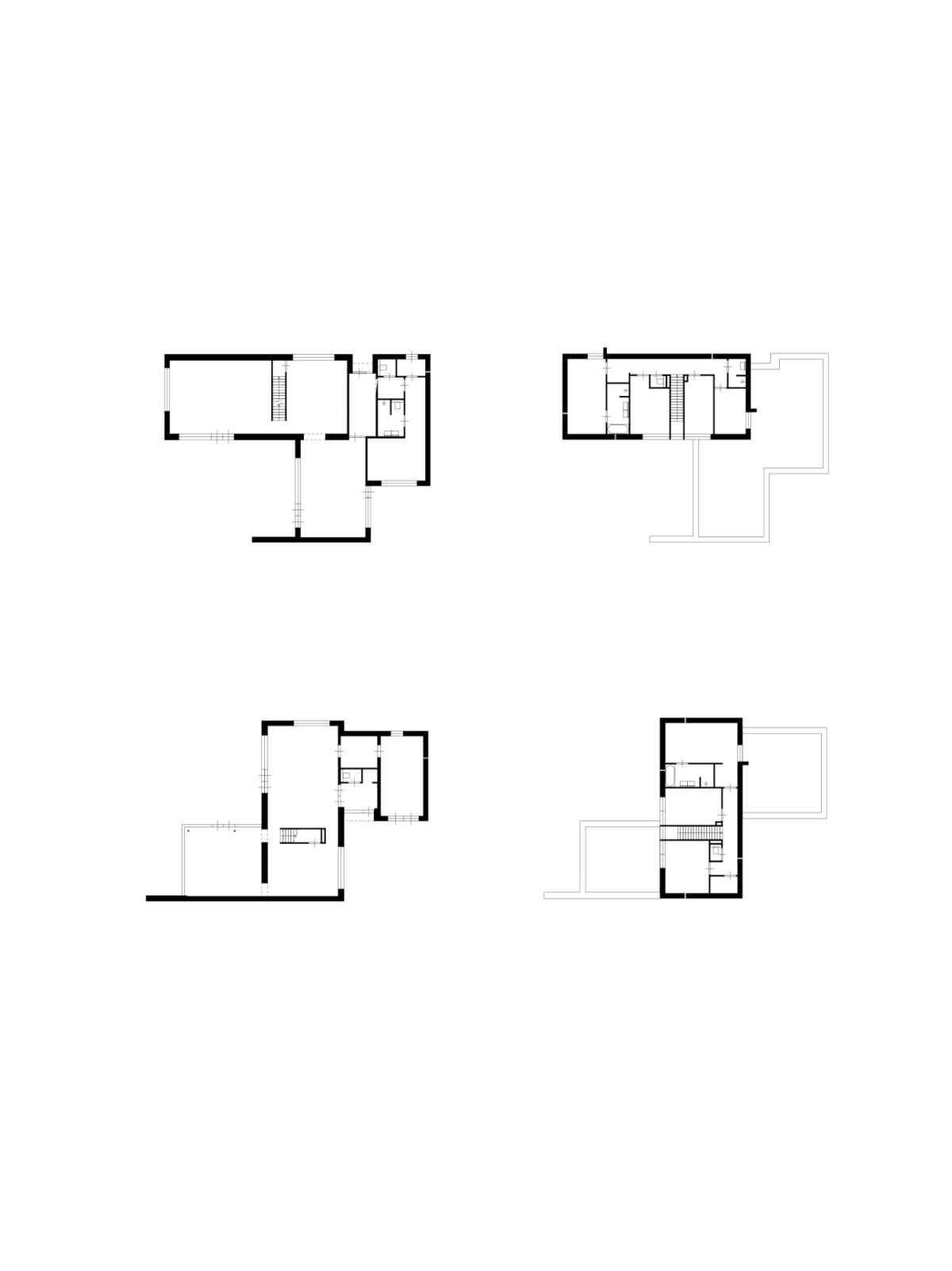 Bedaux de brouwer ravel breda verticaal plattegronden villas