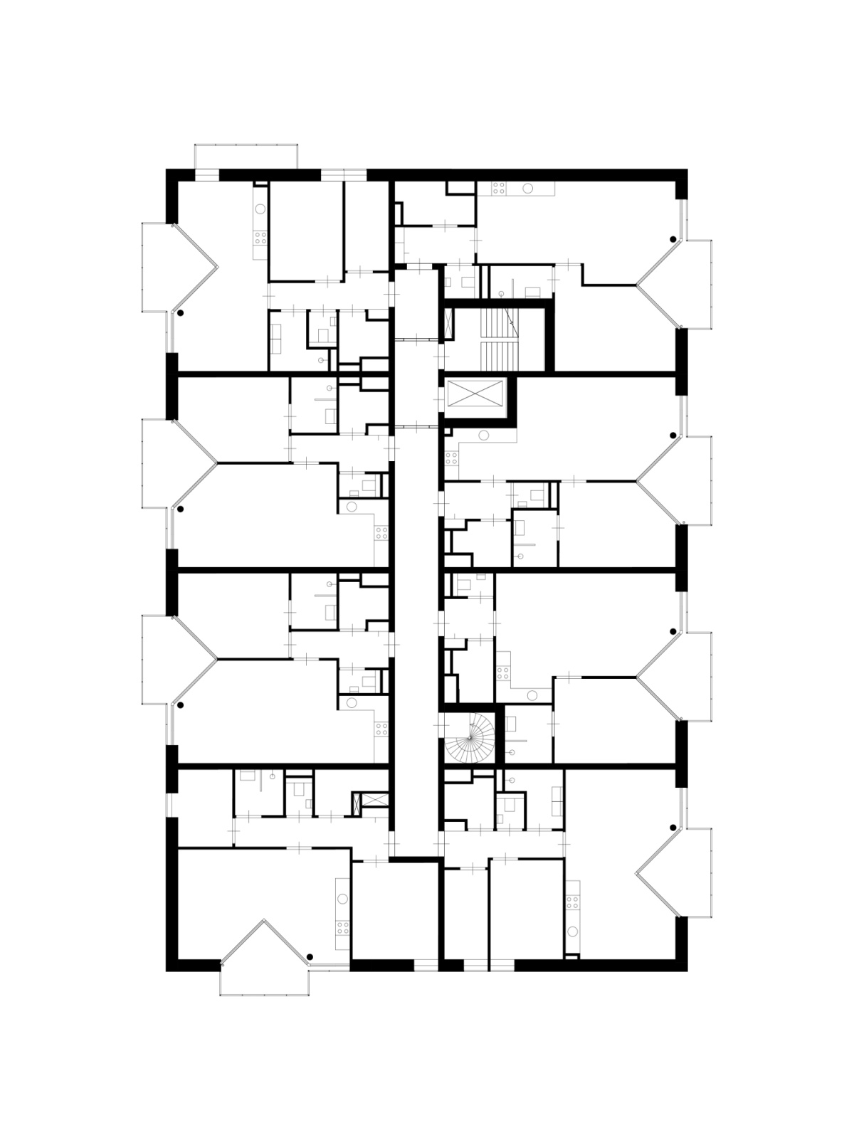 Bedaux de brouwer Backer en Rueb Breda verticaal plattegrond