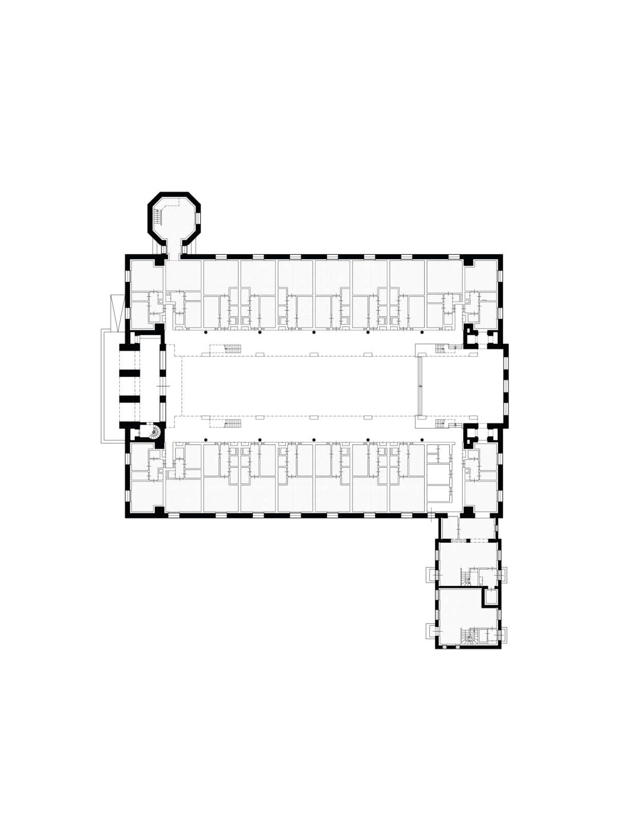 Bedaux de brouwer vredeskerk tilburg 2582 verticaal plattegrond 01