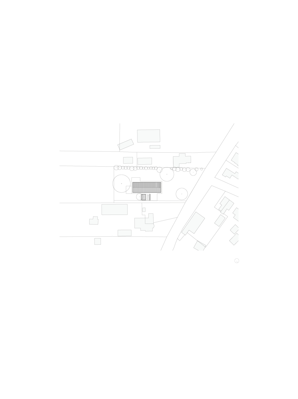 Bedaux de brouwer woonhuis blaricum 2676 situatietekening