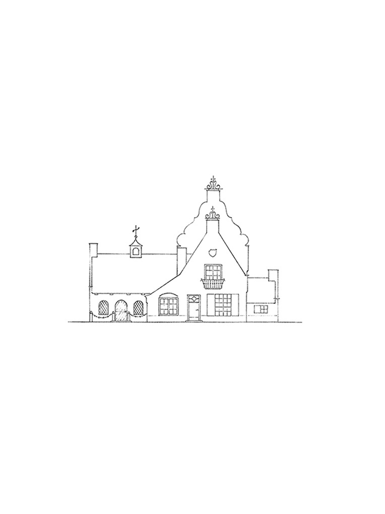 Bedaux de brouwer 0046 Woonhuis Jos goirle gevel tekening