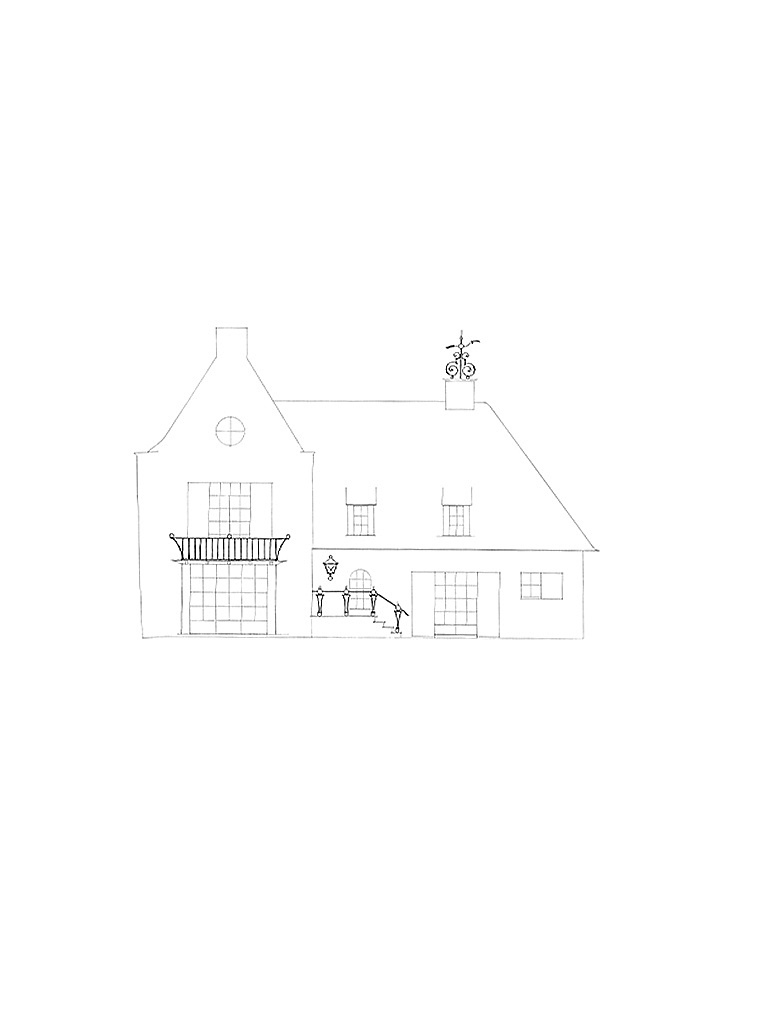 Bedaux de brouwer 0077 woonhuis mutsaers tilburg gevel tekening