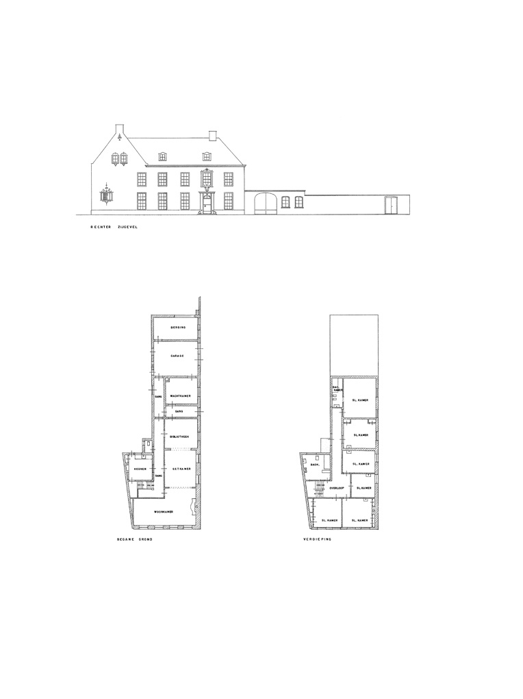 Bedaux de brouwer 0221 woonhuis met praktijk ruhe hilvarenbeek plattegrond