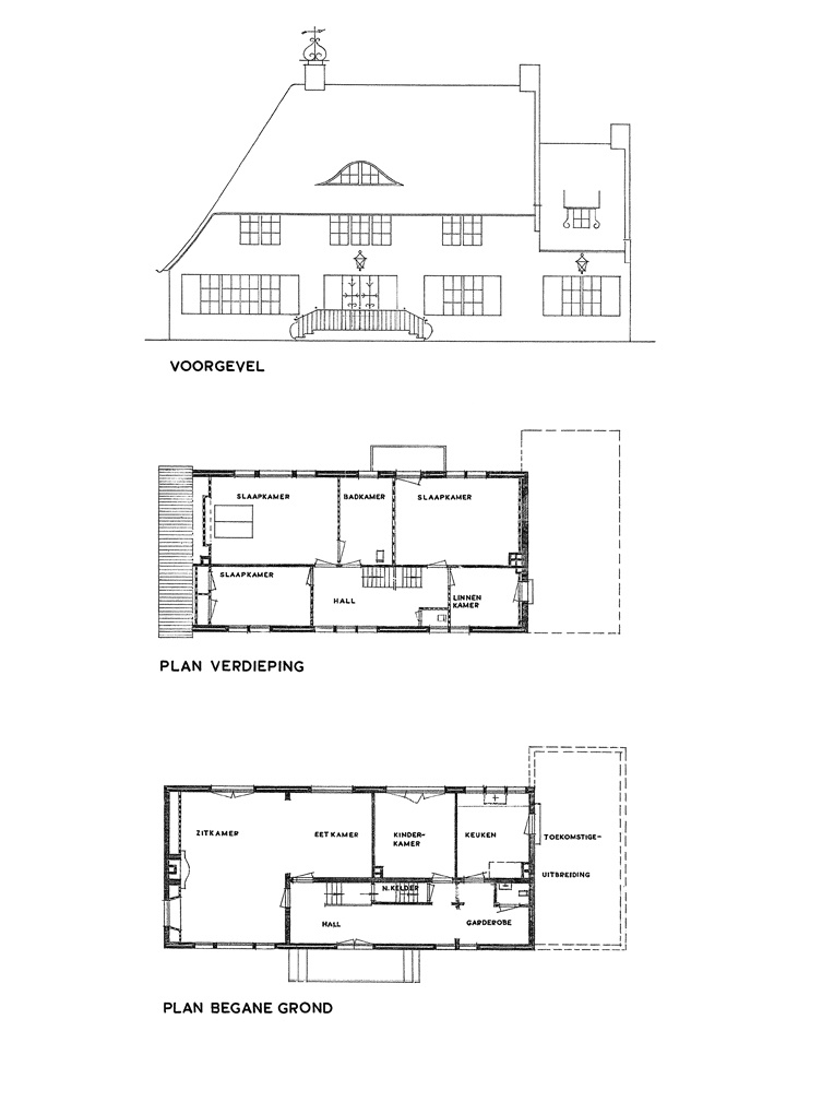 Bedaux de brouwer 0315 woonhuis vinois ellezelles plattegrond