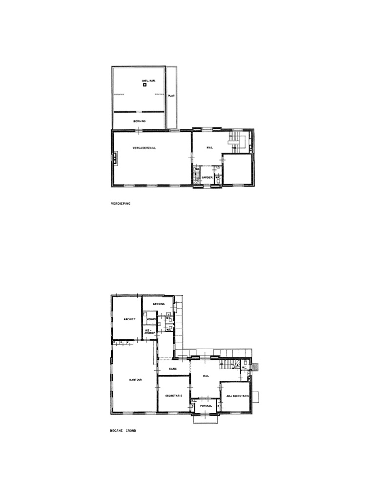 Bedaux de brouwer 0437 kamer van koophandel waalwijk plattegronden