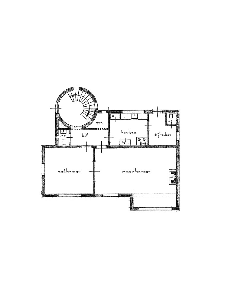 Bedaux de brouwer 0470 woonhuis festen plattegrond