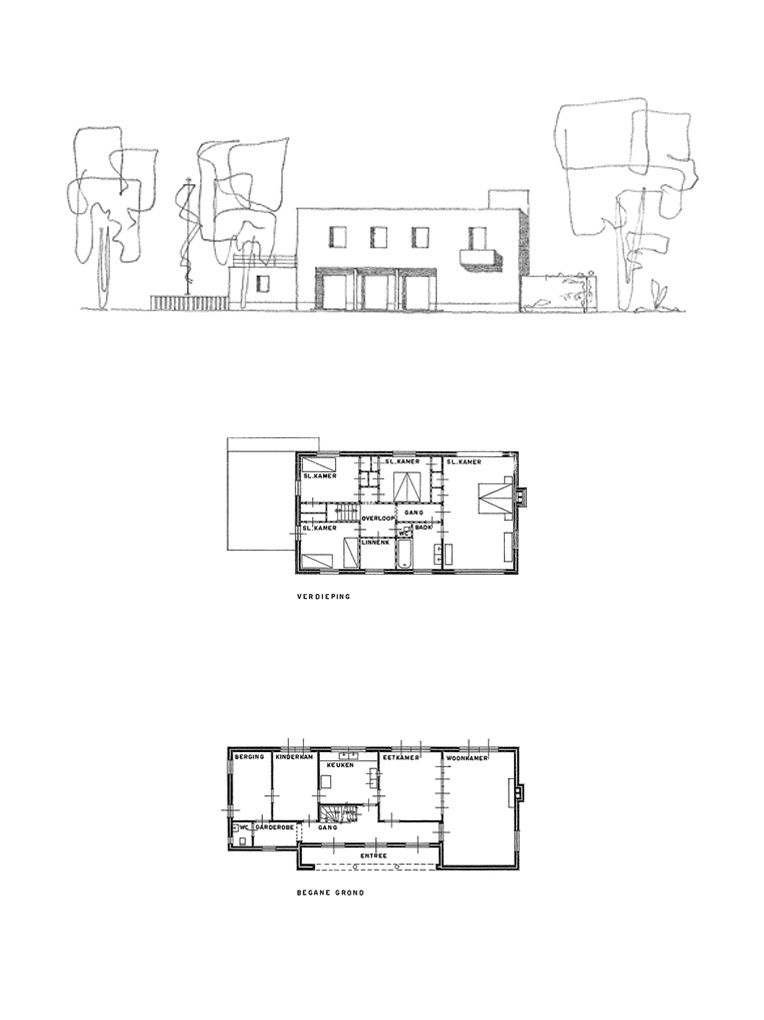 Bedaux de brouwer 0506 burgemeesterwoning geertruidenberg plattegronden