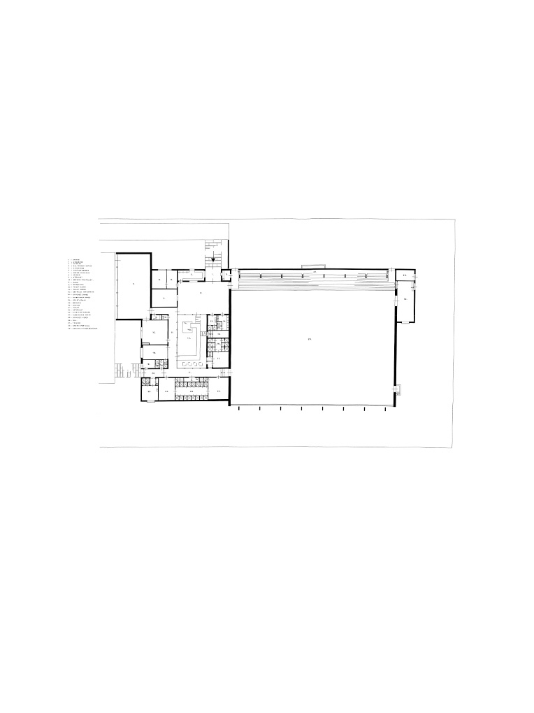 Bedaux de brouwer 0606 sportgebouw olympia tilburg plattegrond