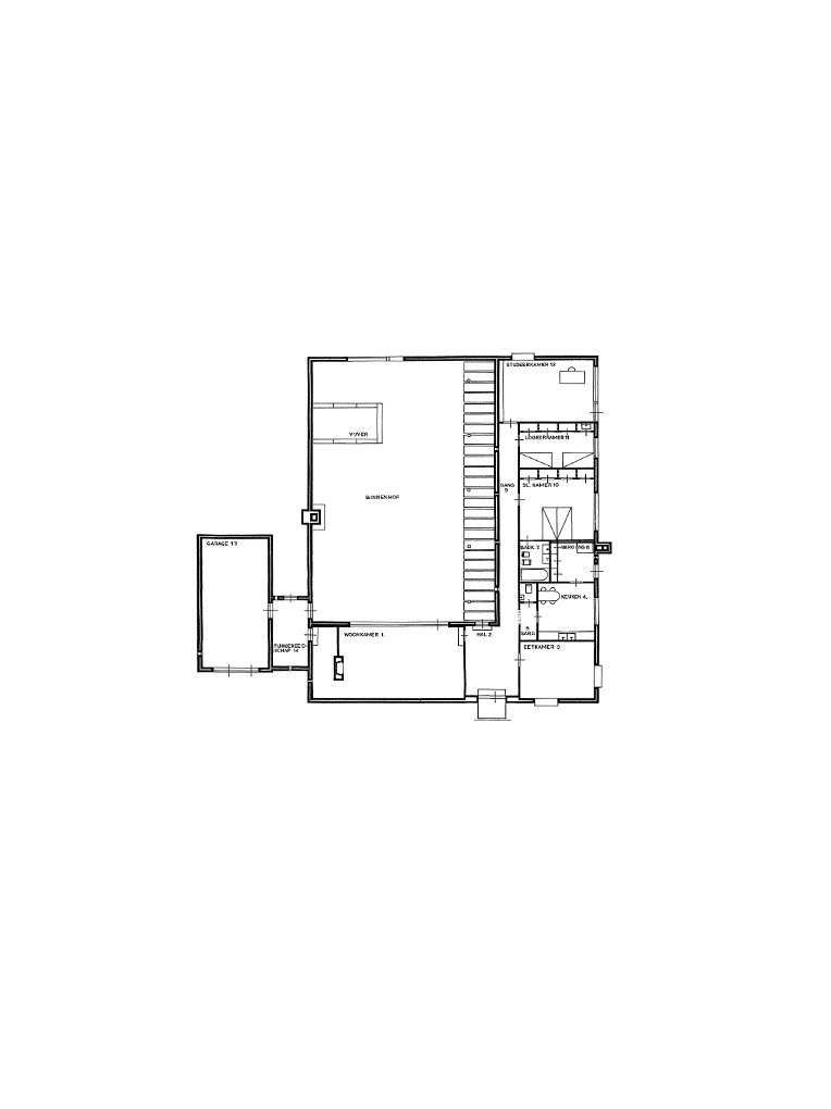 Bedaux de brouwer 0620 woonhuis oldendorf knegsel plattegrond