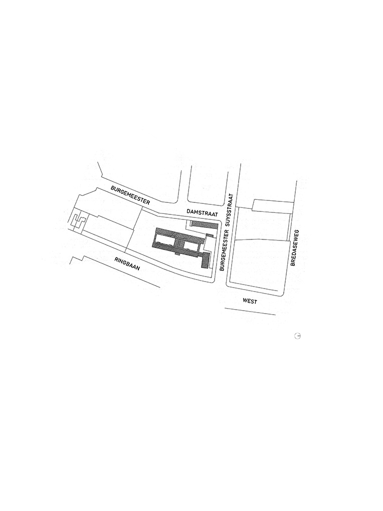 Bedaux de brouwer 0632 ggd tilburg binnentuin situatie