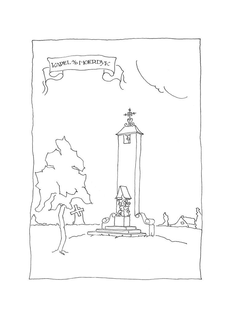 Bedaux de brouwer 0654 kapel moerdijk tekening