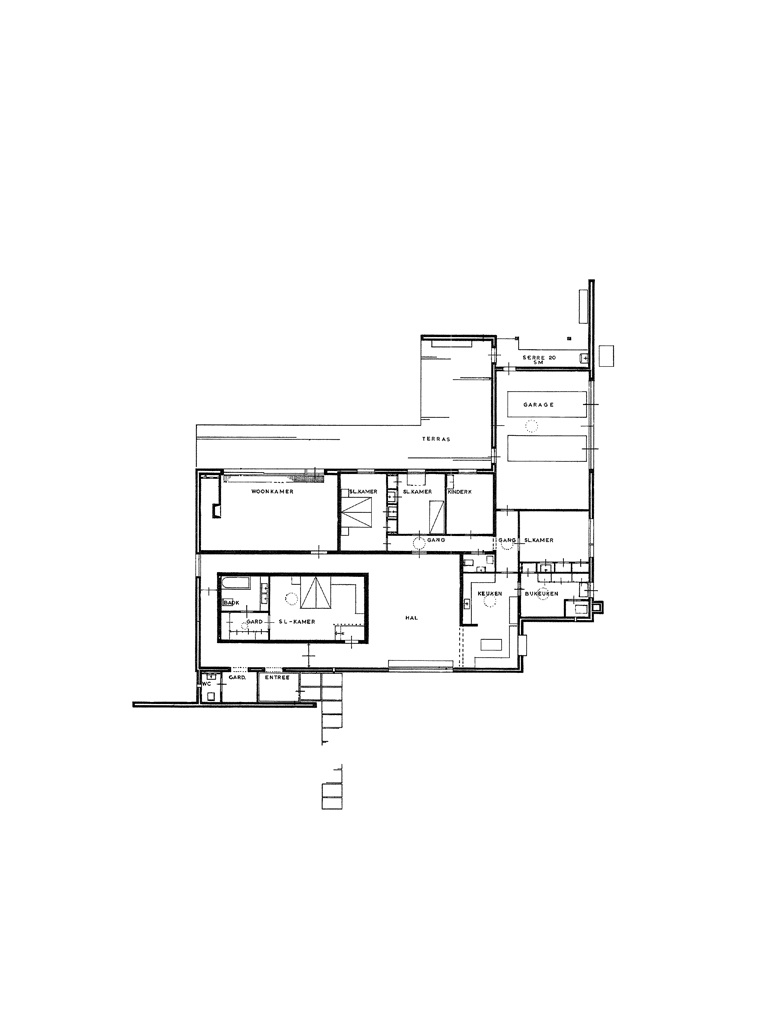 Bedaux de brouwer 0744 woonhuis van tuyn dongen plattegrond