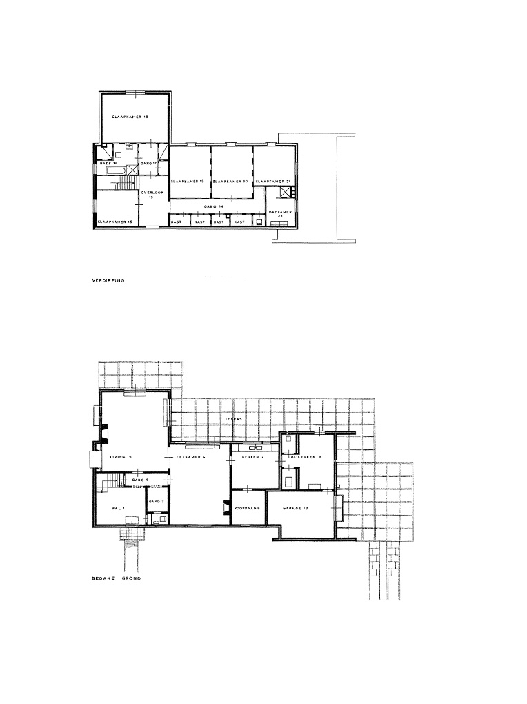Bedaux de brouwer 0843 woonhuis callebaut oud turnhout plattegrond